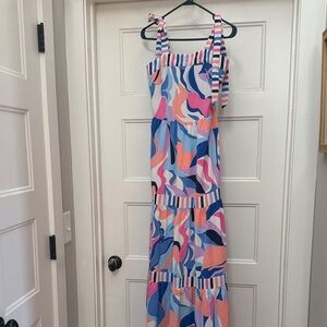 Colorful Striped Maxi Dress